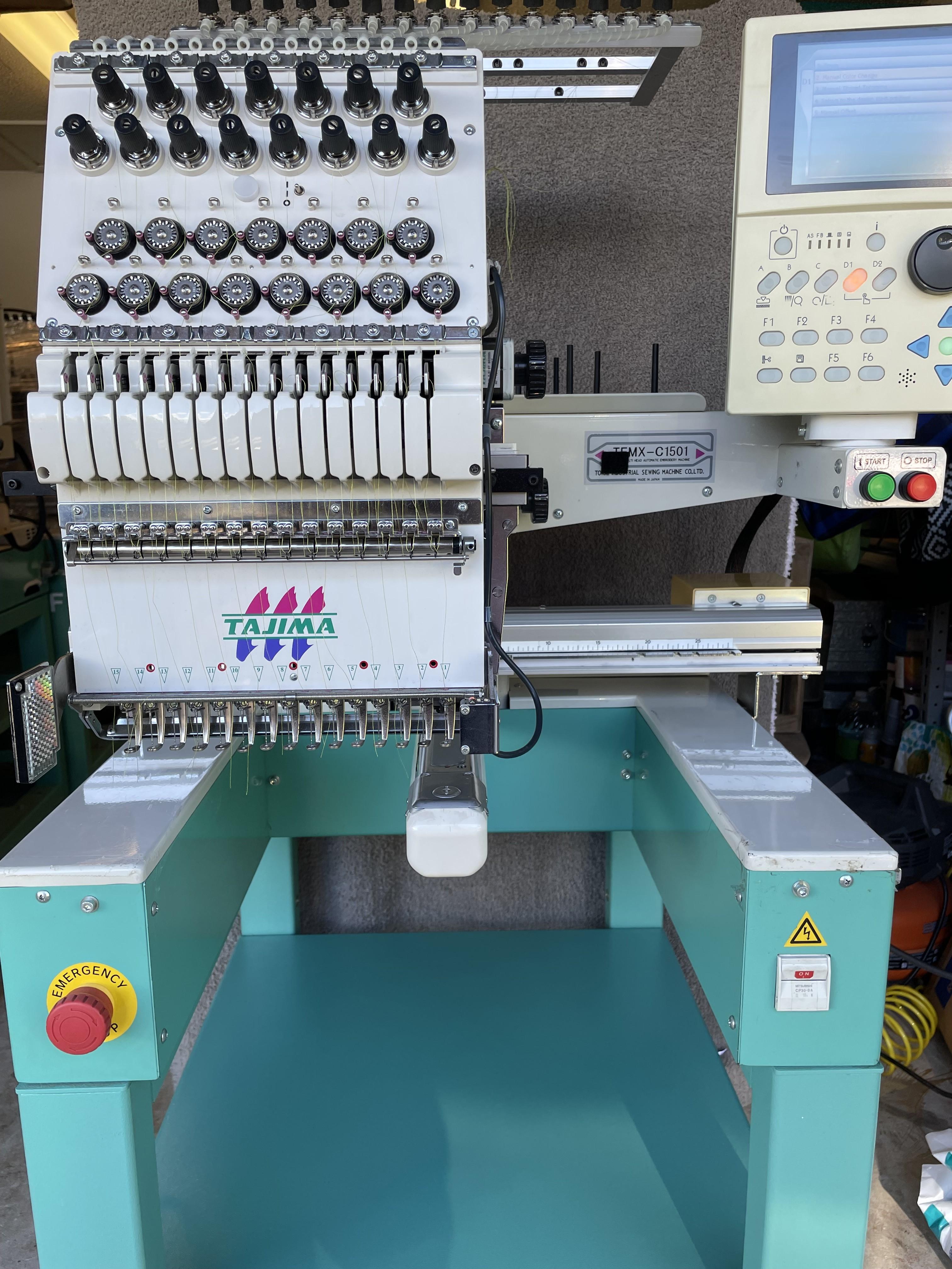 Tajima Neo Plus | TEMXC1501 | 15ndl 1hd Embroidery Machine | Caps